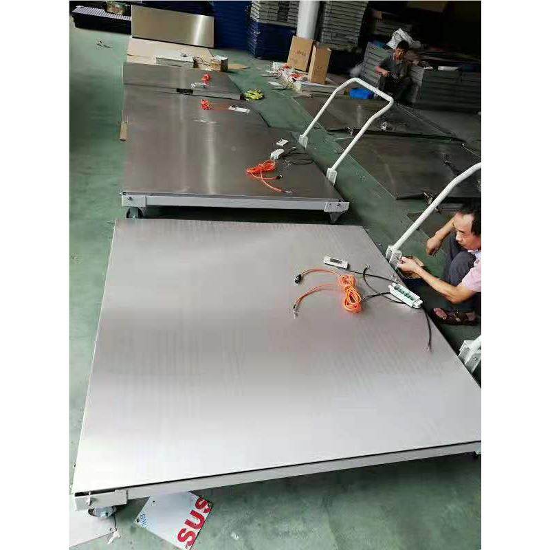 耐型5吨秤防爆电子地控scs100乘100cm用带制输出本安防爆地磅 平