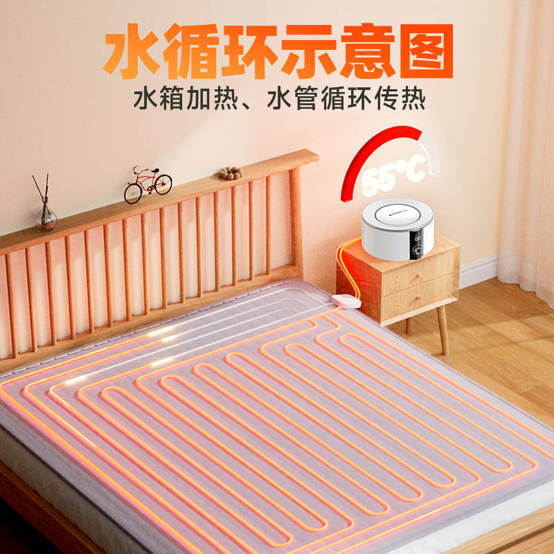 水暖电热毯水循环家用单双人恒温的暖脚调温开关电褥子260s23+A