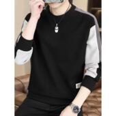 衬衫 春季 上衣宽松0206z 新款 拼接对比色底裤 运动衫 男士