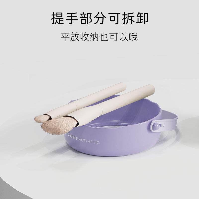 化妆刷清洗碗不伤刷毛硅胶洗晾收纳一器粉扑清洁工具清洗盒