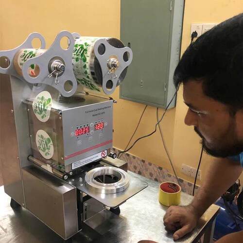 纸杯封杯机 Paper cup sealing machine水吧奶茶咖啡店封杯机