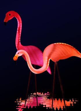 火烈鸟led景观火灯造型灯鸟灯草JG-DW001坪灯荷塘园园林烈庭院花