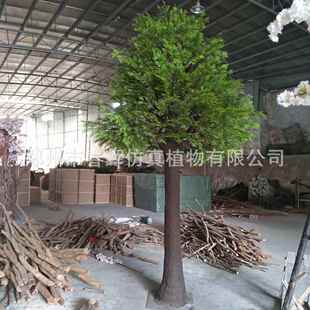 河南仿真树厂家 大型园林水上乐园仿真树定 制各仿真水杉树松树