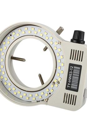 64mm内径显微镜LED环形光源磨砂灯罩60颗灯珠立体单筒显微镜