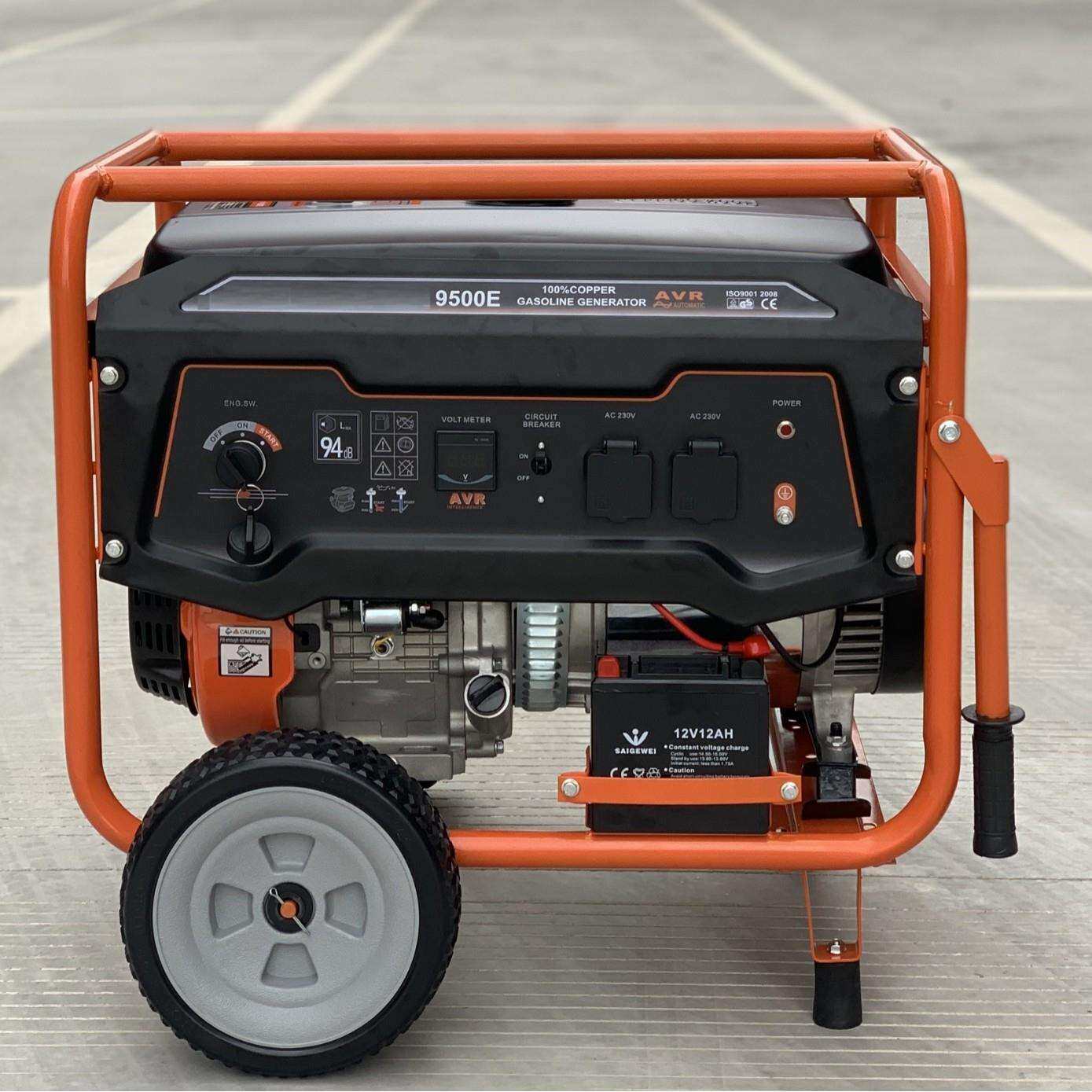 10kw小型汽油柴油发电机家用单相220V/10千瓦发电机
