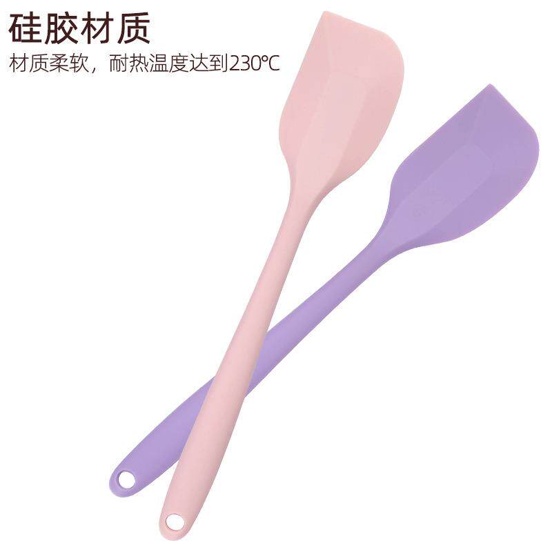 烘焙工具两件式矽胶刮刀大号耐高温蛋糕奶油抹刀橡皮铲刀搅拌刮板