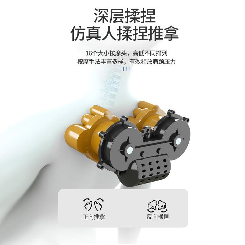 新款直销恩隆新款家用颈部按摩枕头按摩仪器多功能肩颈椎按摩枕直