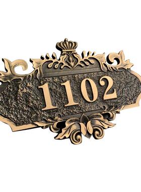 ZMHH273门牌号码牌数字家用门牌个性小区别墅住宅家用房间门牌号