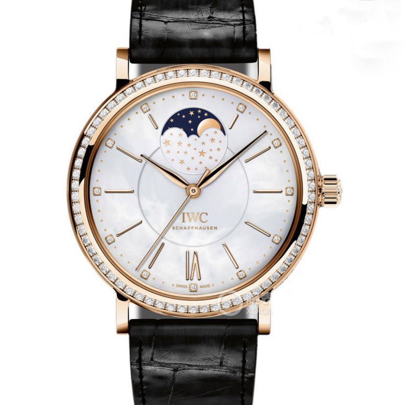 [9.8新]万国柏涛菲诺玫瑰金自动机械男表IW459002