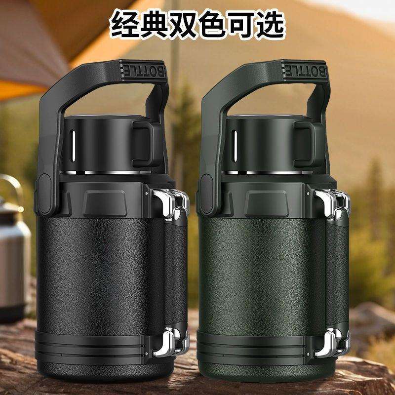 高档不锈钢车载保温壶茶水分离焖茶壶学生宿舍工地暖壶防爆暖水瓶