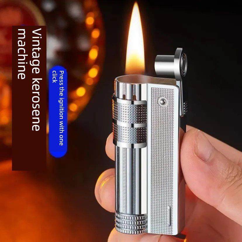 二战老式打火机战壕煤油防风个性创意经典怀旧复古砂轮点火器男友