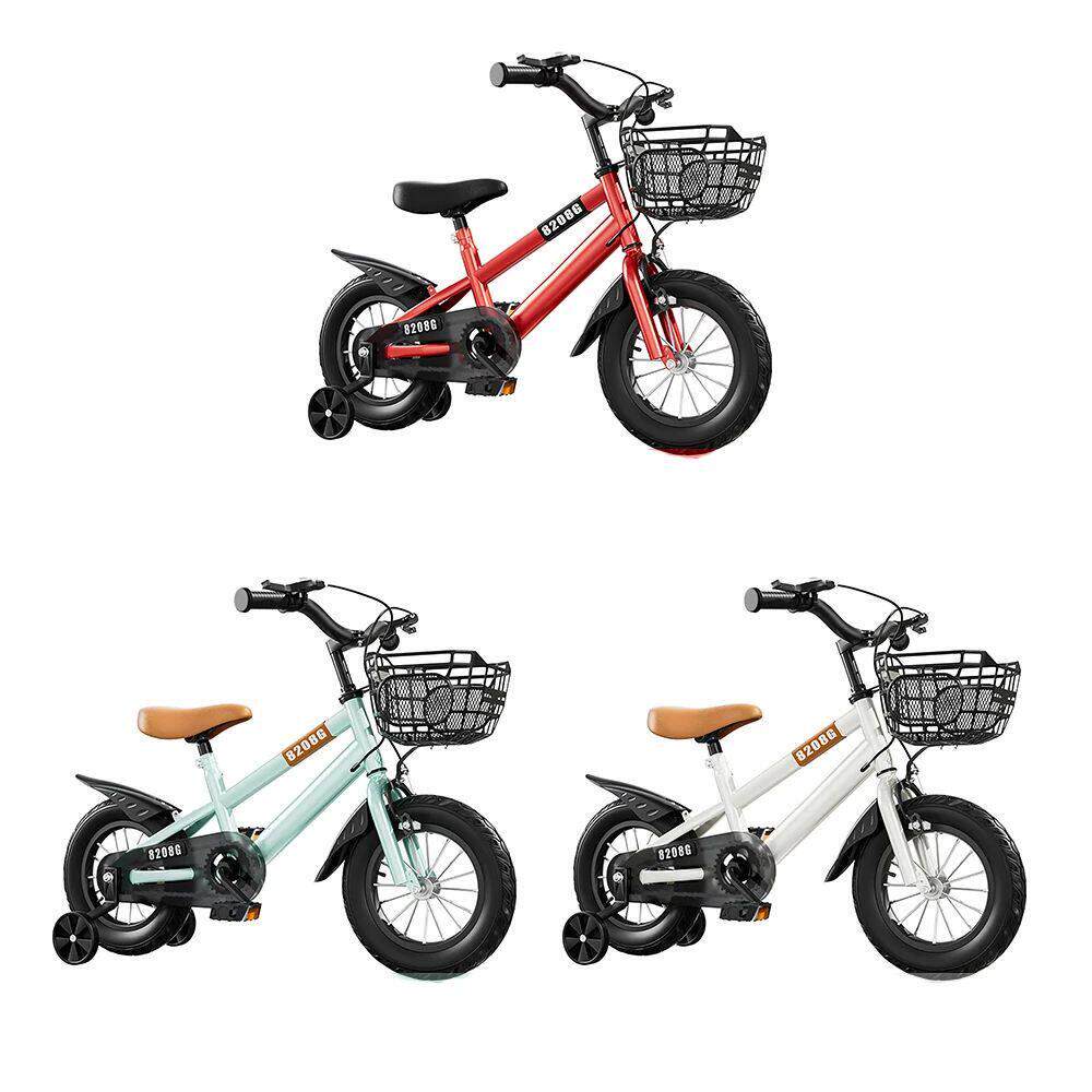 Kids Bike Bicycle for Girls Ages 3-7 Years with Training Whe