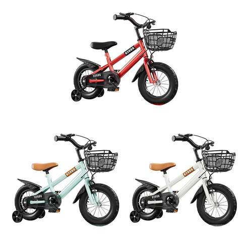 Kids Bike Bicycle for Girls Ages 3-7 Years with Training Whe