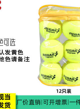 REGAIL EXP12只袋装训练网球 训练网球 练习网球 压力网球