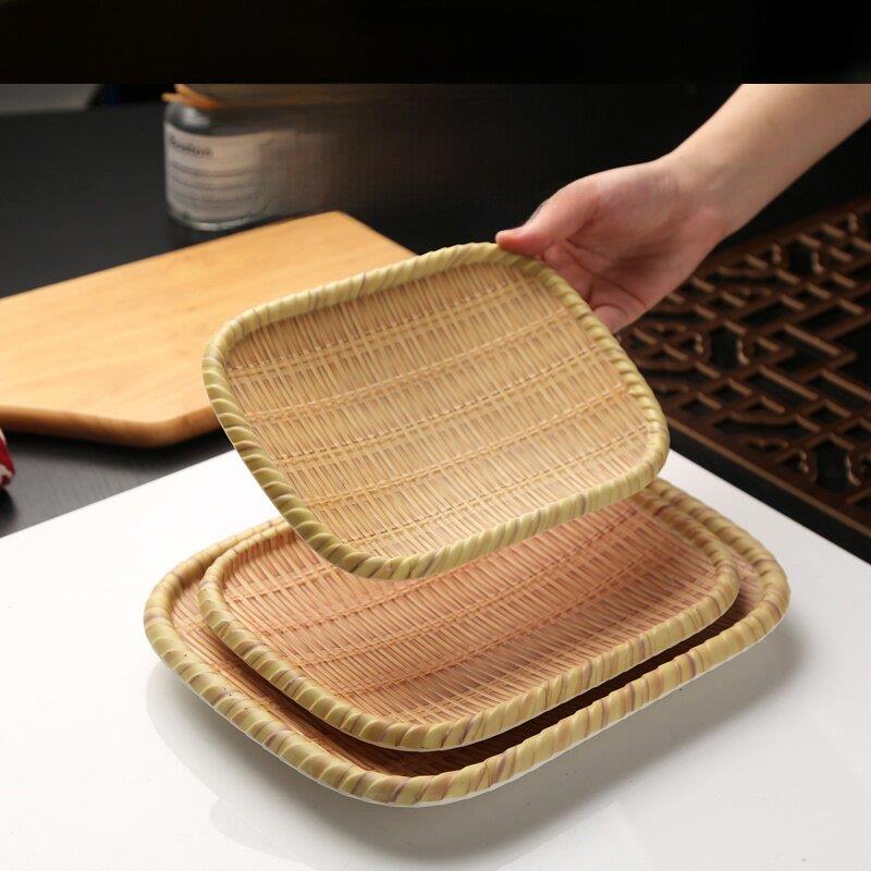 仿瓷密胺盘子创意个性餐具商用烧烤店餐厅专用菜盘托盘凉菜盘