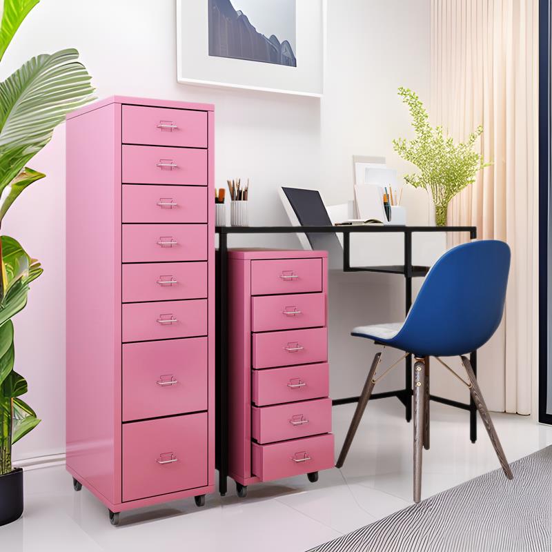 办公室家用小抽屉DG-010-0收纳柜铁活动动柜多斗桌收下纳文件柜移