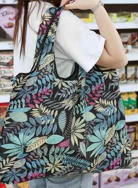 货可叠超市可携式购物袋杂袋加厚A12105大号菜买包大容量环保手提