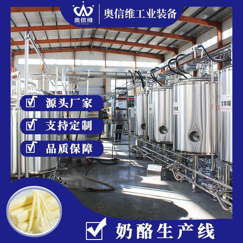 双螺旋混合奶酪搅拌机小型拉丝奶酪加工设备传统奶酪发酵槽
