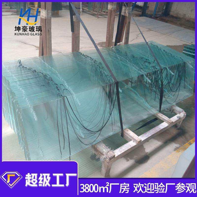 玻璃专业生产10mm超白钢化玻璃磨斜边信义超白玻璃精磨边玻璃