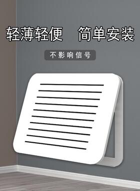 新款表箱装QUD饰画多媒体约弱电遮箱挡挂画电闸配电电箱网线盒简