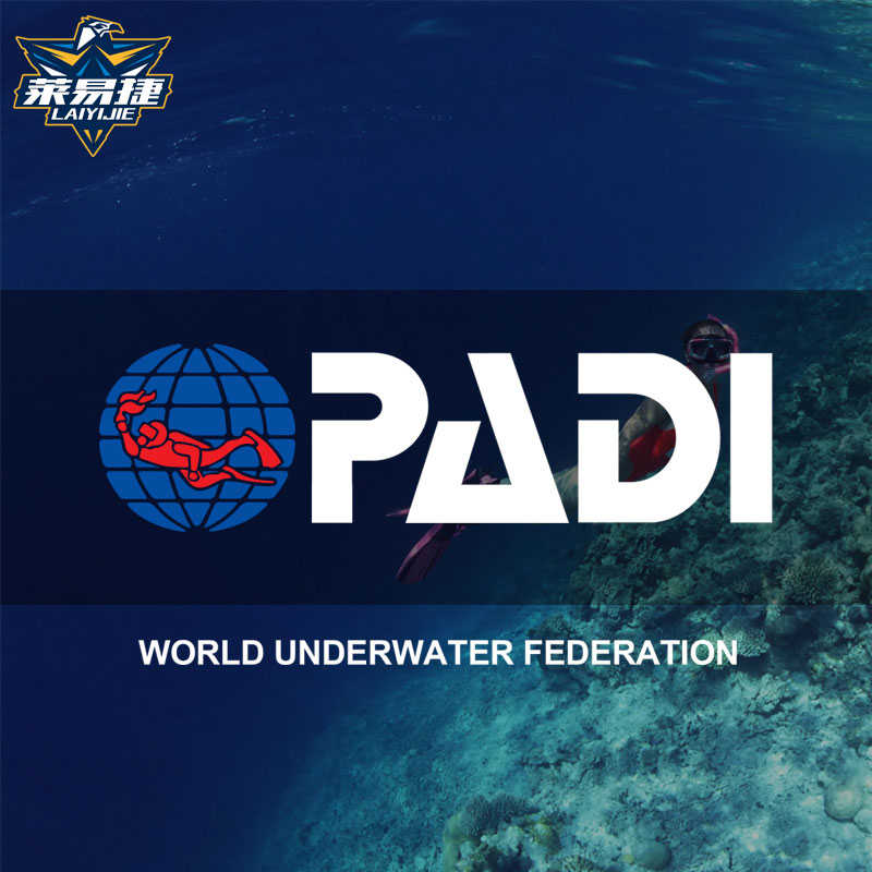 PADI自由潜水员世界游泳潜水联合会反光汽车贴纸车门身贴后玻璃贴