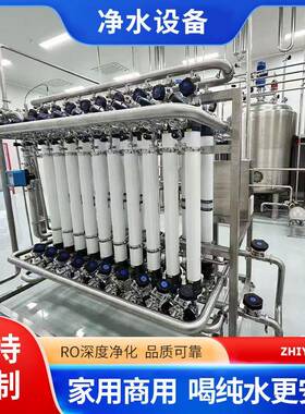双级反渗透净水设备矿泉水山泉水净化过滤机厨房中央直饮水净水器