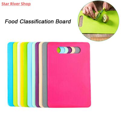 Plastic Cutting Board Foods Classification Boards Outdoors C
