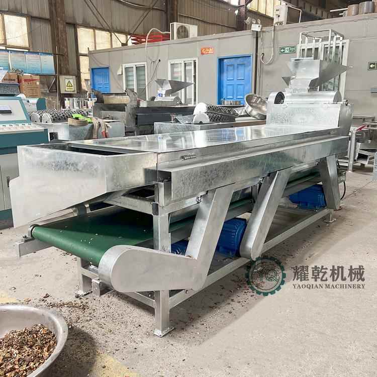 茶籽BJD果剥壳机设备新款山茶果脱分壳离机家2用000斤茶果脱壳设