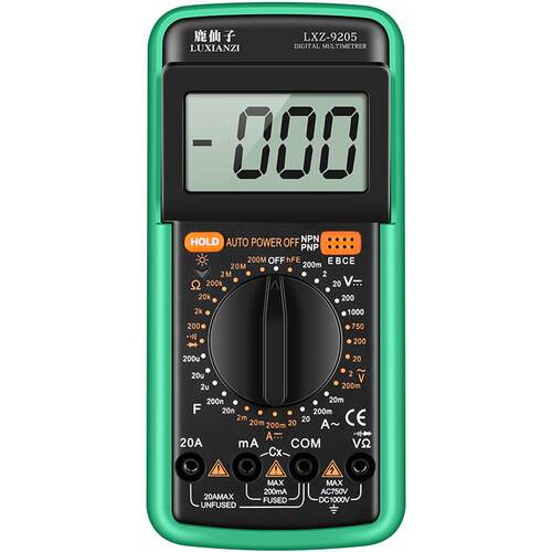 。鸣92F76S6H7T字05万用表数高精多功能大屏度数显带蜂电工小型