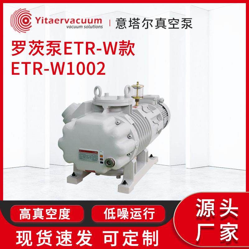 供应罗茨泵真空镀膜ETR-W款罗茨真空泵抽速快大气量机械罗茨泵