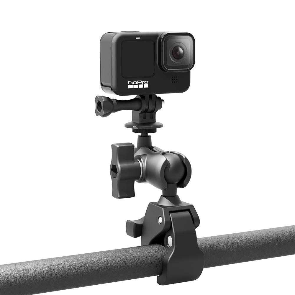 夹摩托车insta360one蟹配件自行车支架/ x3x4rs适用大力夹钳夹
