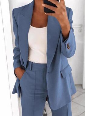 Women's collar cardigan suit jacket