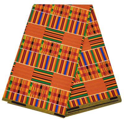 Ethnic print Kent wax dyed fabric Traditional Ankara