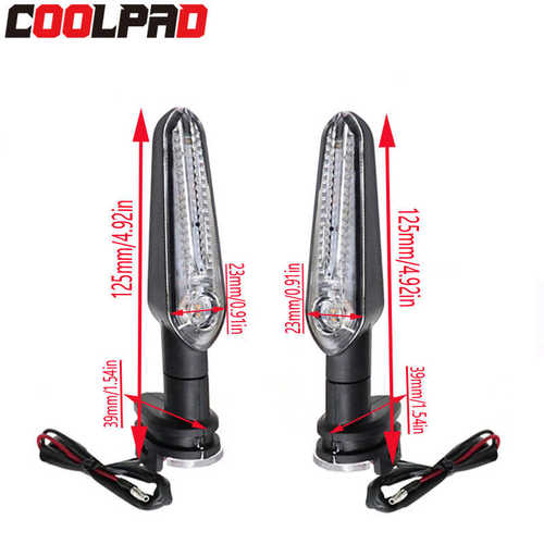 摩托车改装指示灯适用于YAMAHA MT07 MT03 125  MT09 LED转向灯