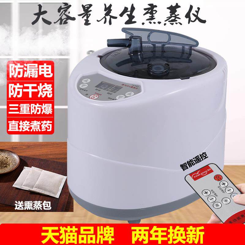 熏蒸机器熏蒸仪汗蒸箱家用全身发汗桑拿房理疗湿蒸汽锅4L
