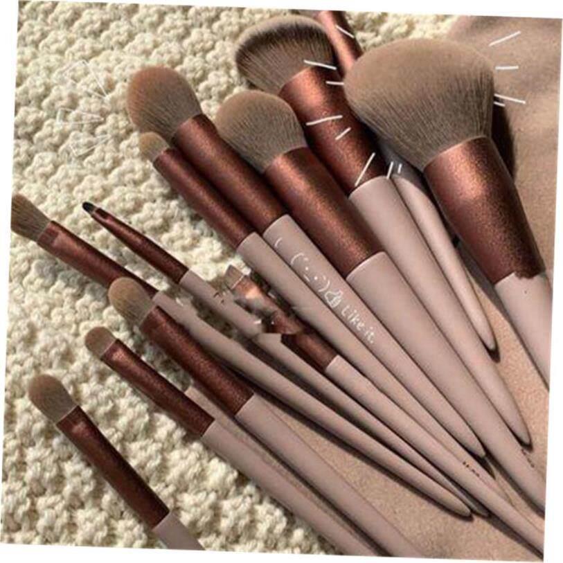 Makeup brush 13Pcs Soft Fluffy Makeup Brushes Set Blending - 实物图