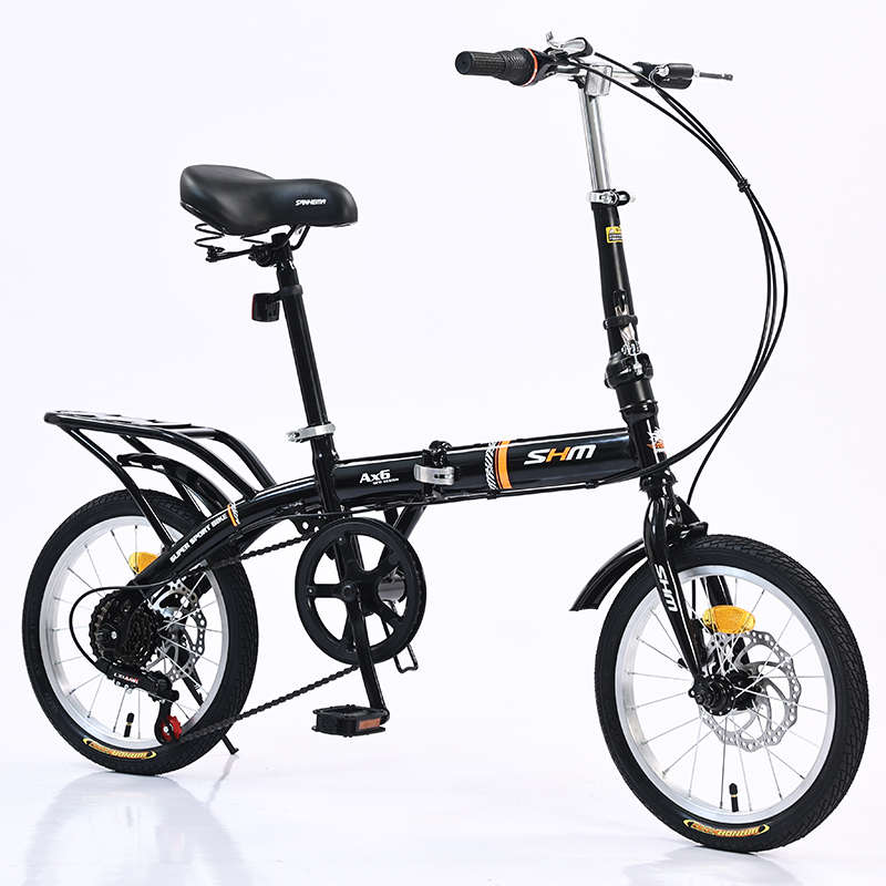 三河马14寸迷你折叠单车超轻便携成人儿童学生男女式自行车