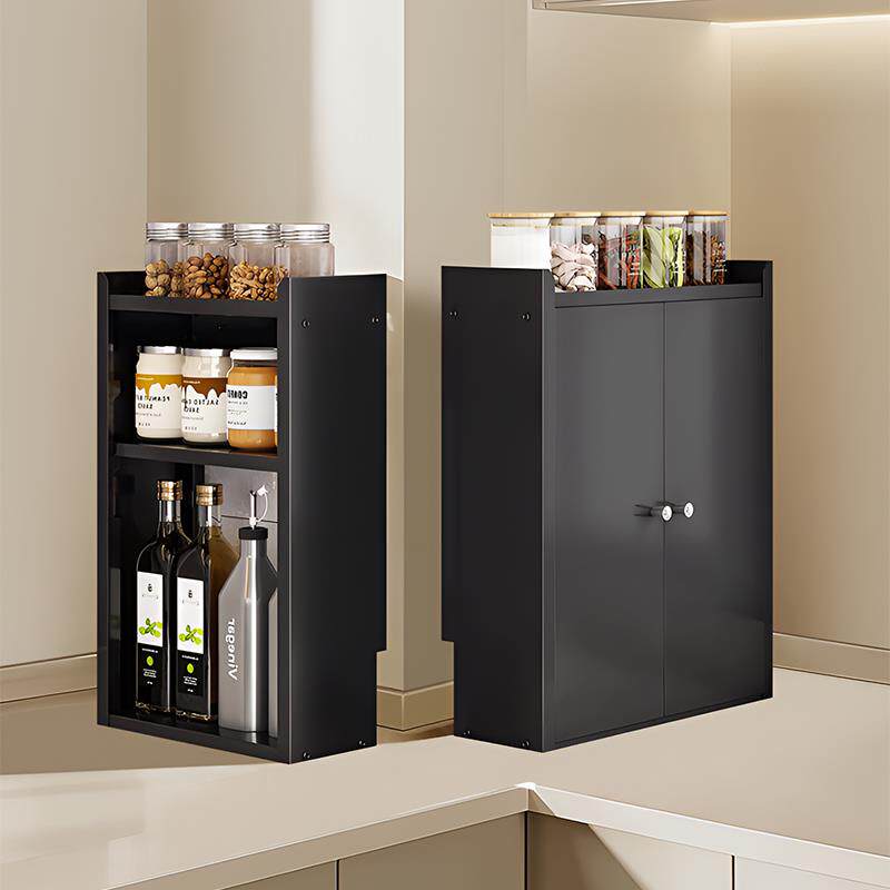 厨房调料品置物架台面靠墙调味罐架子14cm防尘小尺寸佐料瓶罐收纳