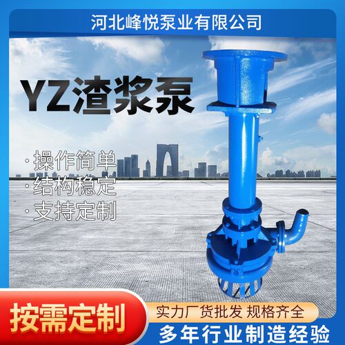 厂家YZ液下渣浆泵50YZ25-15-4电动立式污水泵河底清淤矿用污泥泵
