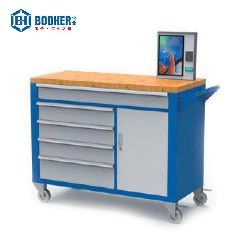合BOOHER 折叠屏智能工具车1100x600x1078mm（微信，广域网）