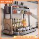 厨房置物架调料架家用调味品多功能刀架筷筒粘板台面多层收纳架子