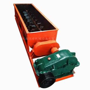 新型煤泥双轴螺旋混煤机 煤泥四轴螺旋搅拌机 煤泥螺旋输送给煤机