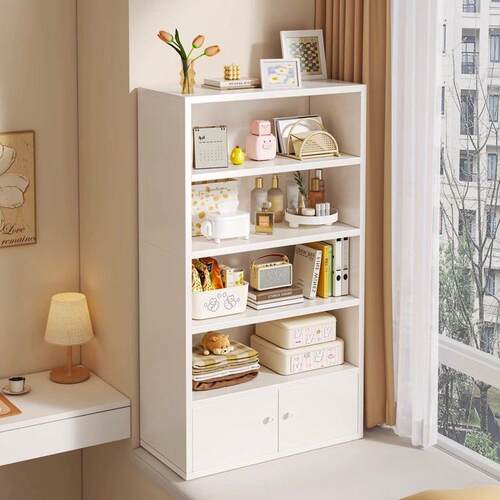 阳台飘窗上放的小书架收纳柜窗台收纳柜子墙边置物柜落地现代书柜