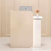 商铺店收银台柜台店铺小型简约现代服装 店吧台桌子院理发店接待台