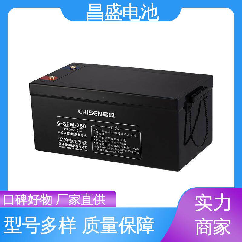 昌盛6-GFMJ-250eps应急电源通信基站铅酸蓄电池耐过充能力强