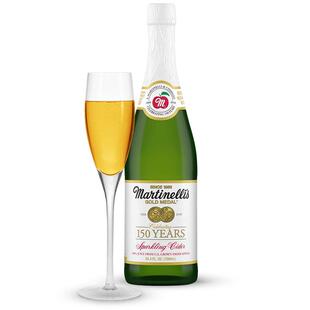 Martinellis起泡苹果汁 金牌气泡苹果酒香槟 无酒精 美国原装包邮
