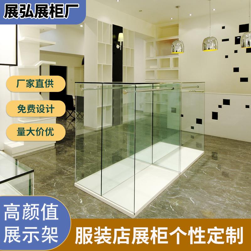 现代简约服装店展示柜个性设计烤漆服装展架柜台奢侈品专业展示柜