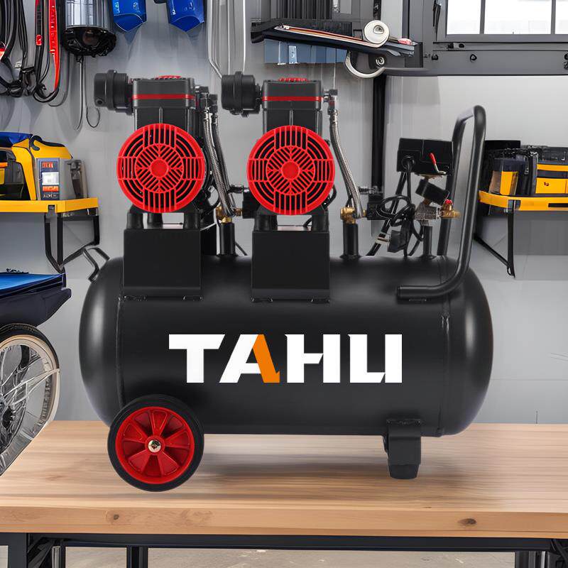 工业级无油低噪小型气泵空气压缩机静音空压机无油空压机木工气泵