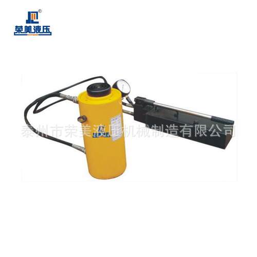 千斤顶100T手动分离式桩基检测双作用液压千斤顶