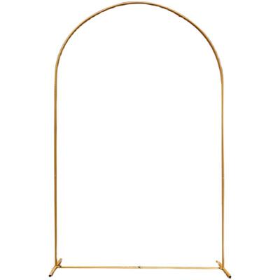 新款婚铁艺圆水管高庆山流拱门路婚礼引背景道具橱窗布置装001饰